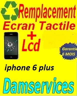 remplacement lcd +tactile iphone 6 plus